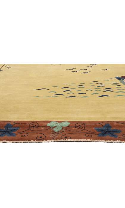 10 x 13 Modern Chinese Art Deco Pictorial Rug 31319