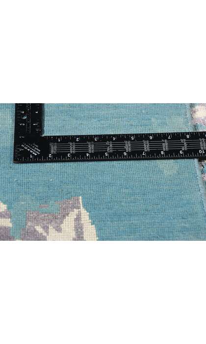 9 x 12 Blue Contemporary Abstract Rug 31043