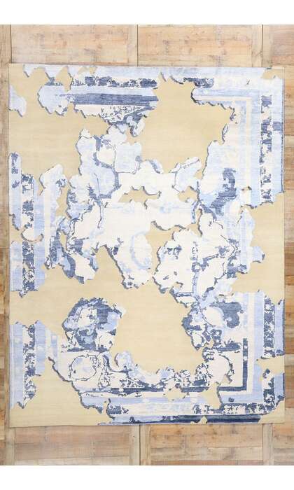 9 x 12 Contemporary Abstract High-Low Rug 31045