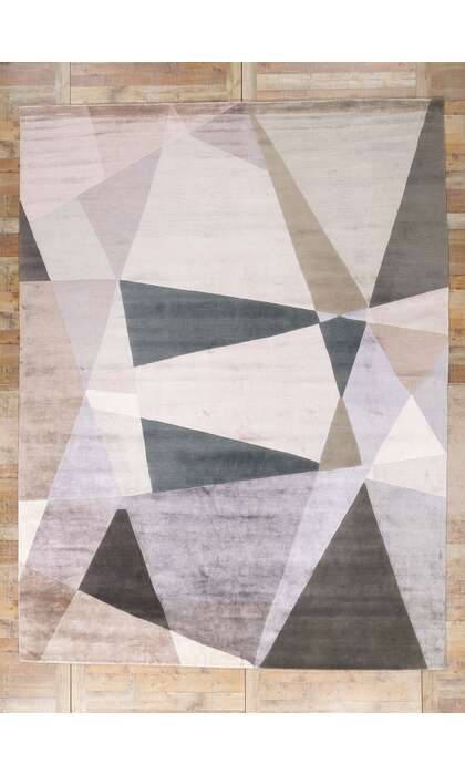 10 x 13 Contemporary Abstract Rug 31048