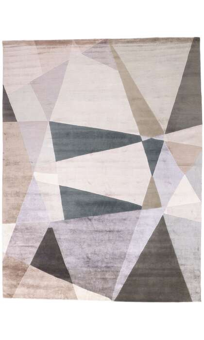 10 x 13 Contemporary Abstract Rug 31048