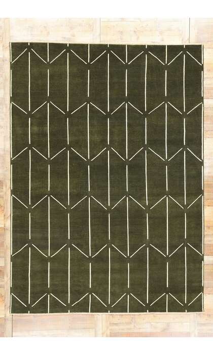 9 x 12 Modern Geometric High-Low Rug 31183