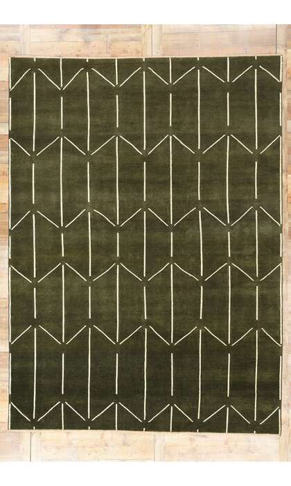9 x 12 Modern Geometric High-Low Rug 31185