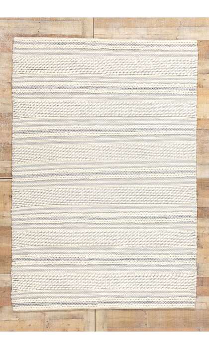 5 x 8 Moroccan Textured High-Low Kilim Rug 31038