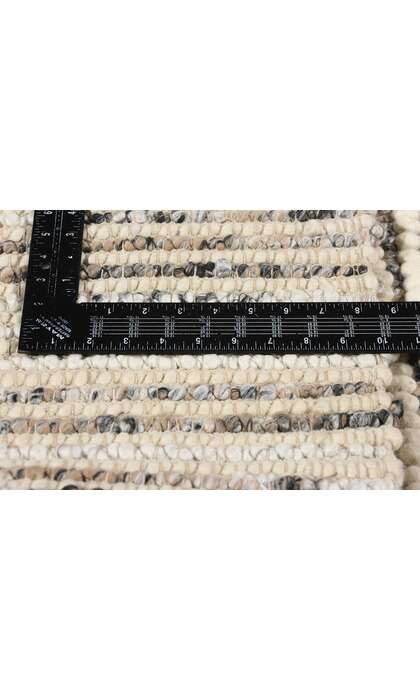 ​​6 x 8 Moroccan Textured High-Low Kilim Rug 31040​