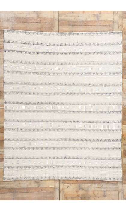 8 x 10 Moroccan Textured High-Low Kilim Rug 31035