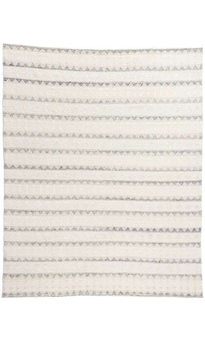 8 x 10 Moroccan Textured High-Low Kilim Rug 31035