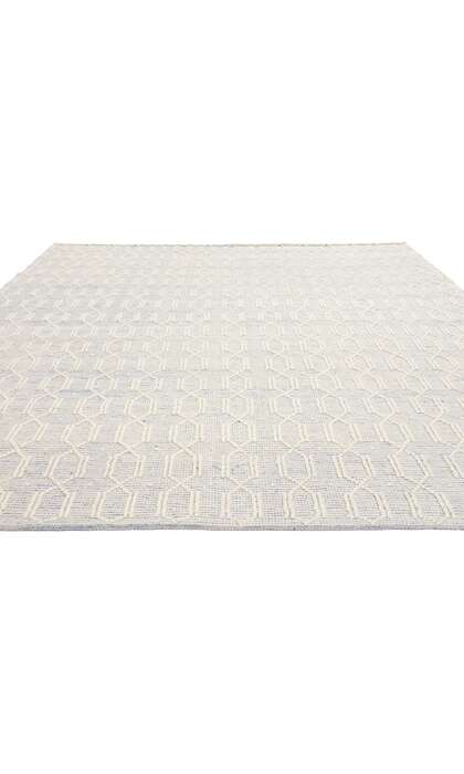 8 x 10 Moroccan Textured High-Low Kilim Rug 31036