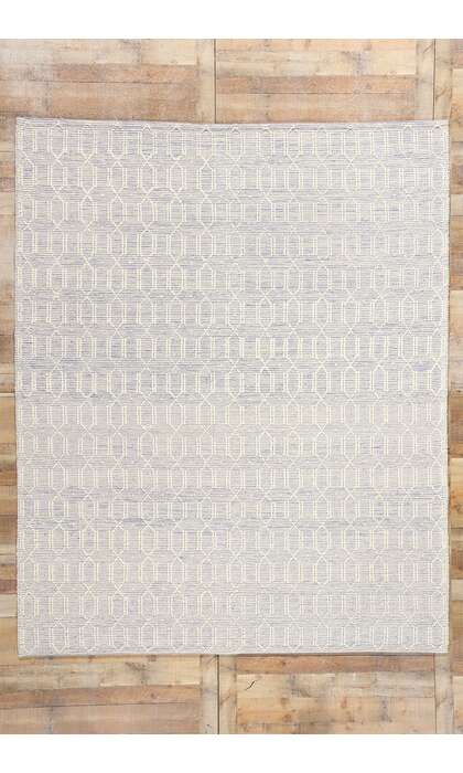 8 x 10 Moroccan Textured High-Low Kilim Rug 31036