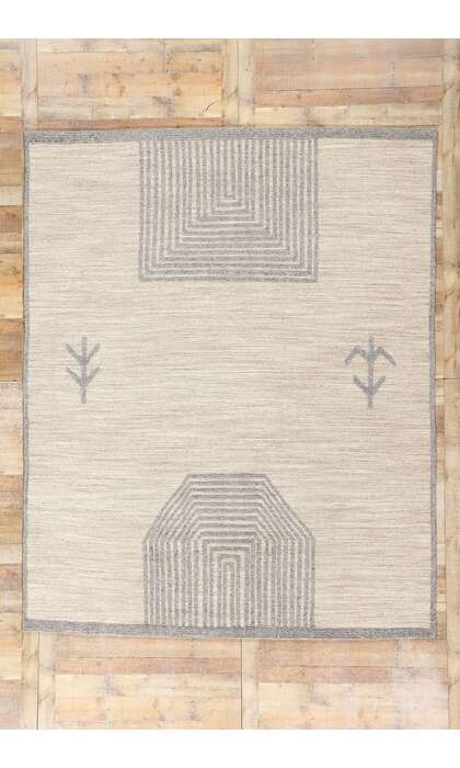 8 x 10 Modern Tribal Moroccan High-Low Rug 31258