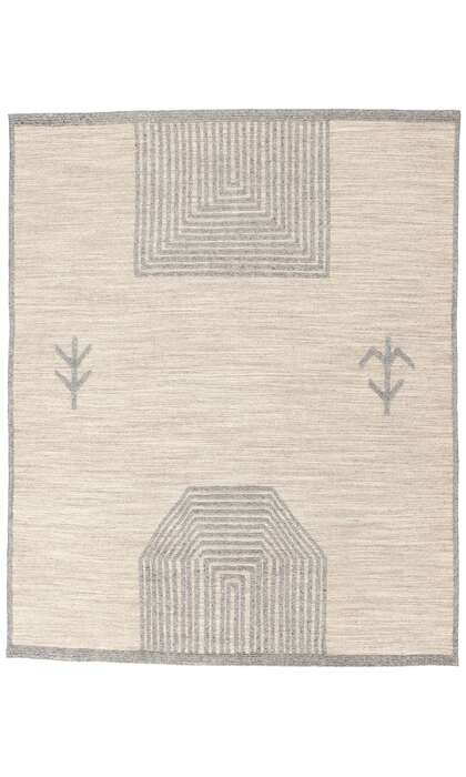 8 x 10 Modern Tribal Moroccan High-Low Rug 31258