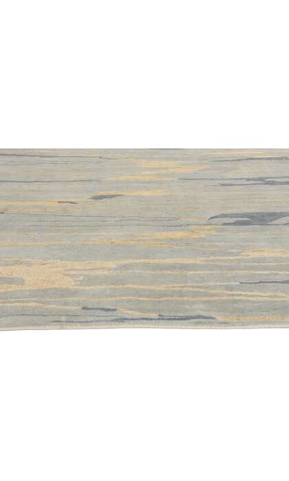 8 x 10 Contemporary Abstract Seaside Biophilic Rug 31145