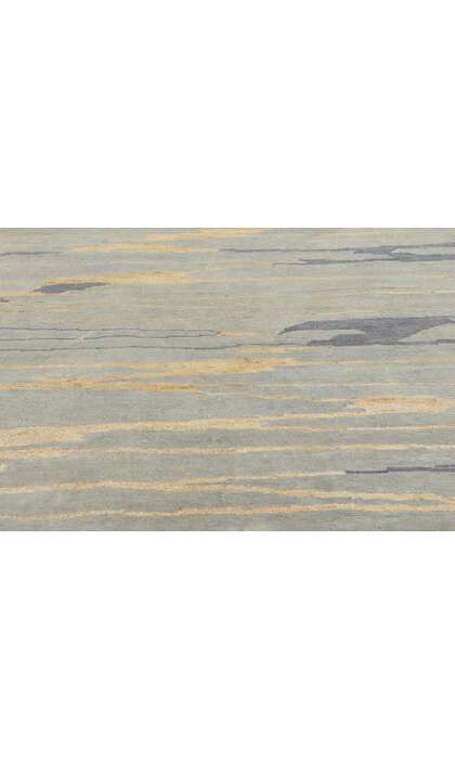 8 x 10 Contemporary Abstract Seaside Biophilic Rug 31145