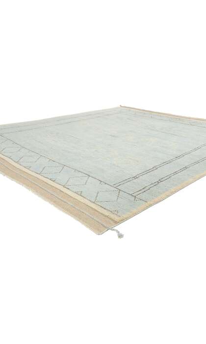 8 x 10 Light Blue Bohemian Moroccan Rug 31244