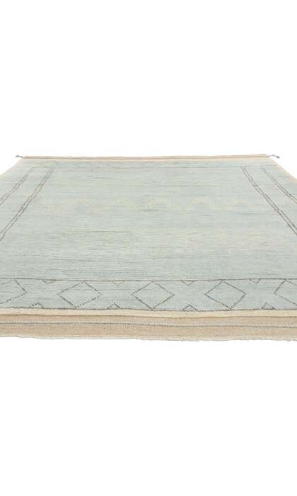 8 x 10 Light Blue Bohemian Moroccan Rug 31244