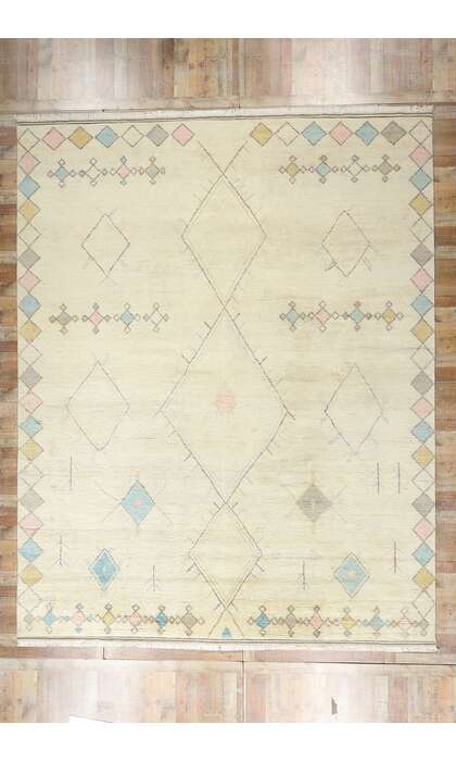 12 x 15 Modern Boho Tribal Moroccan Rug 31299