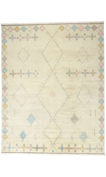 12 x 15 Modern Boho Tribal Moroccan Rug 31299