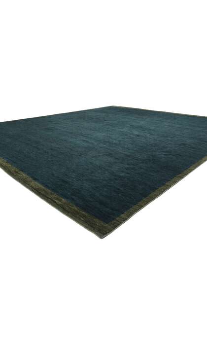 12 x 14 Modern Dark Teal Moroccan Rug 31325