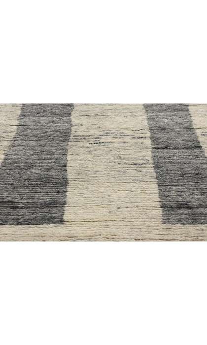 9 x 12 Modern Gray Bauhaus Moroccan Rug 31255