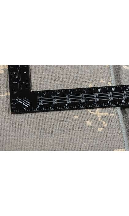 7 x 10 Modern Gray Erased Damask Rug 31146