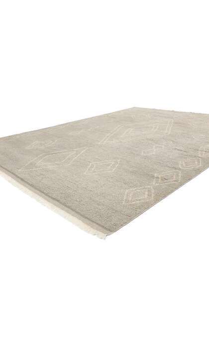 8 x 11 Modern Tribal Gray Moroccan Rug 31276