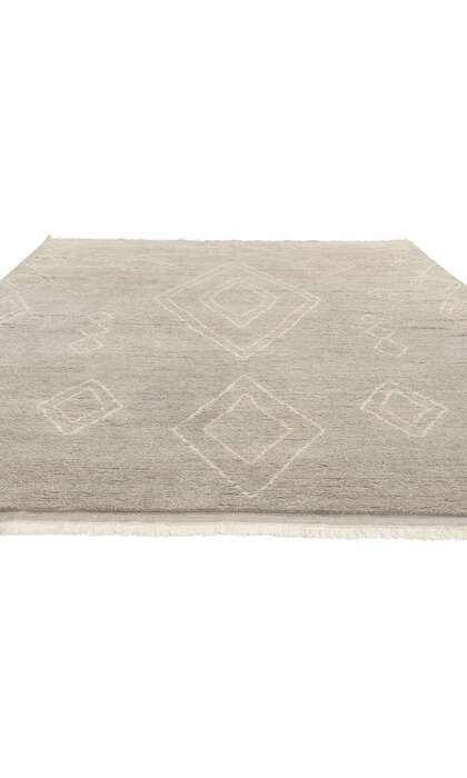 8 x 11 Modern Tribal Gray Moroccan Rug 31276