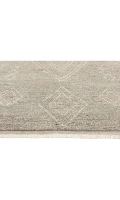 8 x 11 Modern Tribal Gray Moroccan Rug 31276