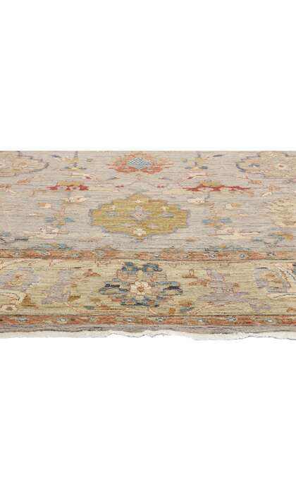12 x 15 Modern Earth-Tone Oushak Rug 31075