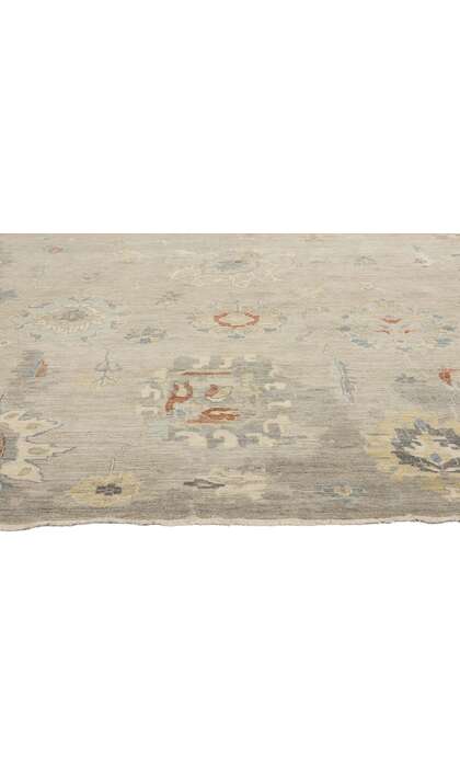 9 x 12 Modern Gray Oushak Rug 31052