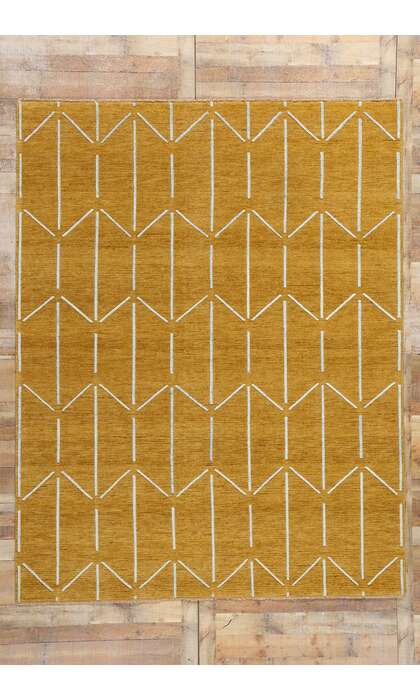 8 x 10 Modern Geometric High-Low Rug 31088
