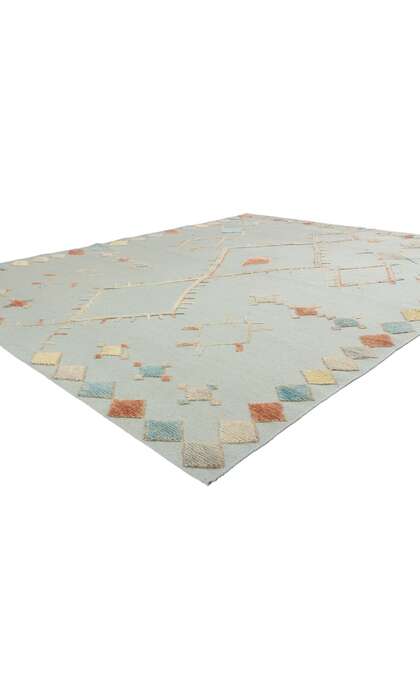 8 x 10 Modern Tribal Moroccan High-Low Rug 31262