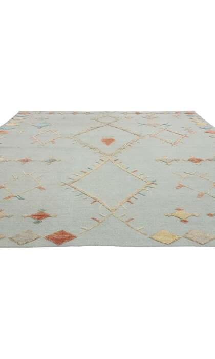 8 x 10 Modern Tribal Moroccan High-Low Rug 31262