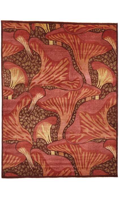 9 x 12 Modern Moser Mushroom Biophilic Rug 31091