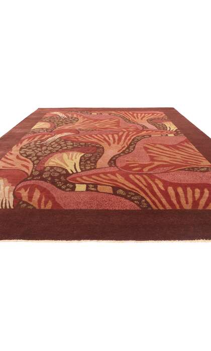 9 x 12 Modern Moser Mushroom Biophilic Rug 31092