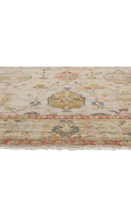 10 x 14 Modern Earth-Tone Oushak Rug 31078