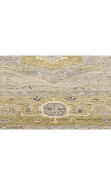 ​9 x 12 Modern Earth-Tone Oushak Rug 31054