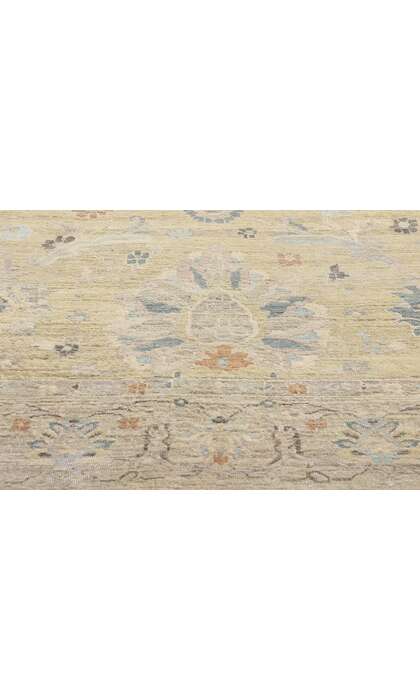9 x 12 Modern Earth-Tone Oushak Rug 31056
