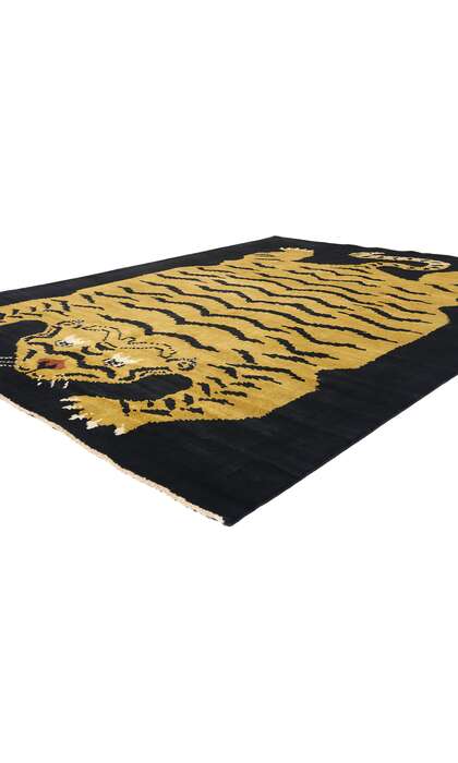 8 x 10 Modern Tibetan Tiger Rug 31324