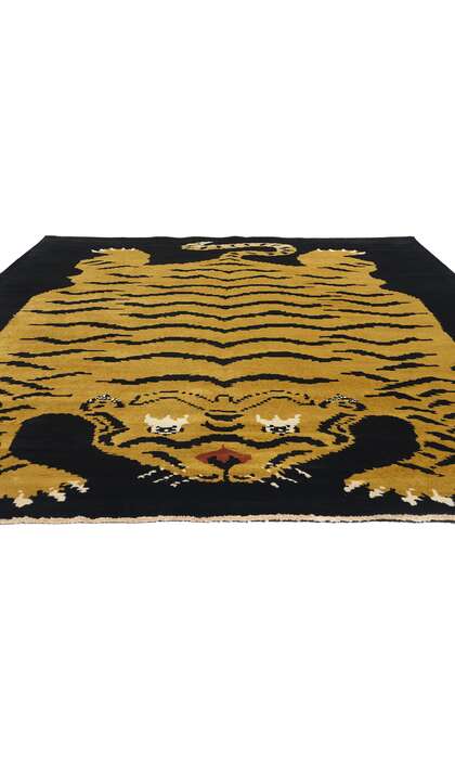 8 x 10 Modern Tibetan Tiger Rug 31324