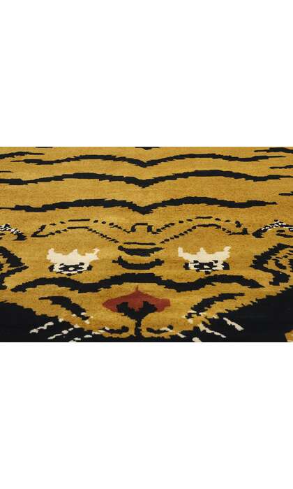 8 x 10 Modern Tibetan Tiger Rug 31324