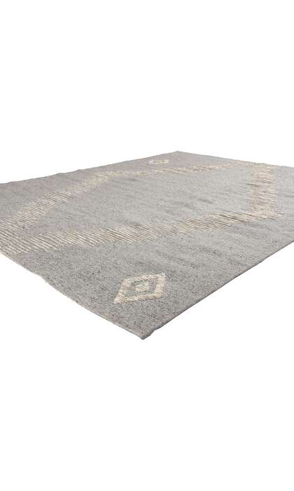 8 x 10 Modern Tribal Gray Moroccan Rug 31082