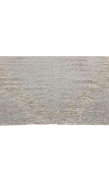 8 x 10 Modern Tribal Gray Moroccan Rug 31082