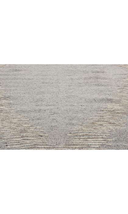 8 x 10 Modern Tribal Gray Moroccan Rug 31082