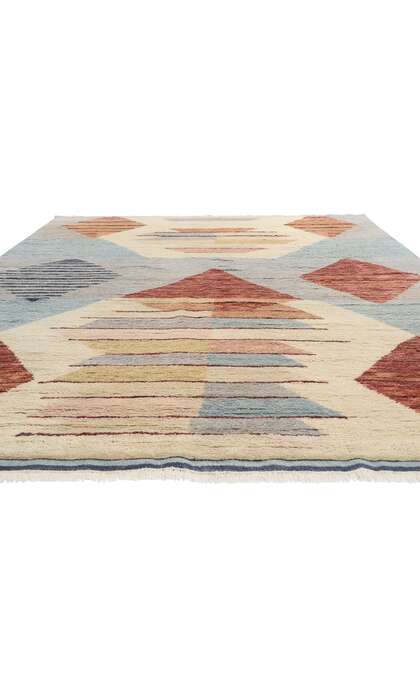 9 x 12 Modern Tribal Moroccan Rug 31327