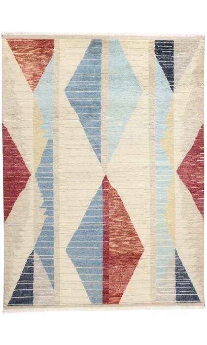 9 x 12 Modern Tribal Moroccan Rug 31328
