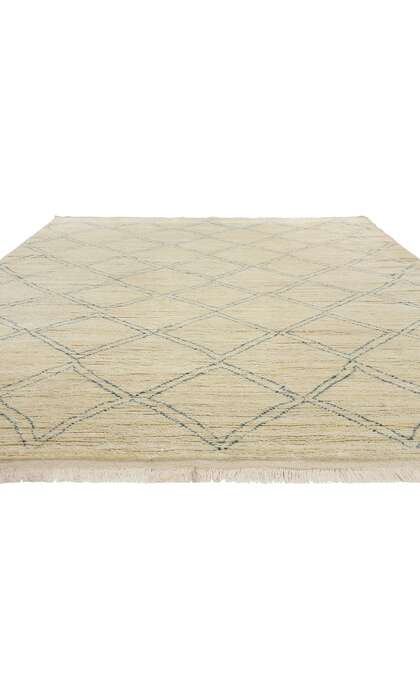 9 x 12 Modern Tribal Diamond Moroccan Rug 31083