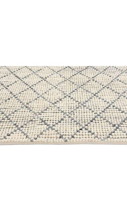 6 x 8 Modern Moroccan Trellis Textured Rug 31050