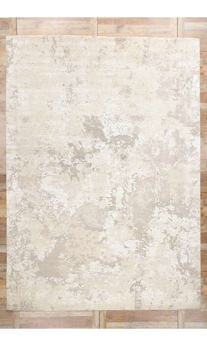 10 x 14 Contemporary Abstract Biophilic Design Rug 31053