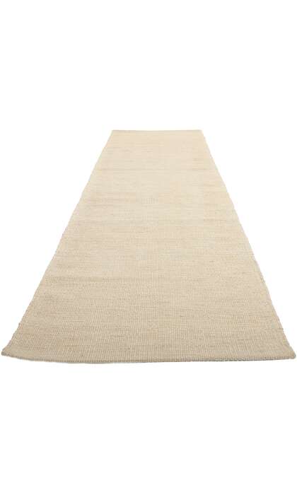 3 x 12 Organic Modern Japandi Kilim Rug 31131
