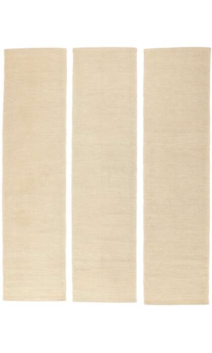 3 x 12 Organic Modern Japandi Kilim Rug 31131